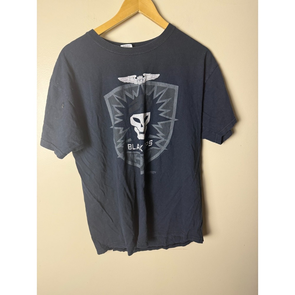 Call Of Duty Black Ops T Shirt Mens L Black Graphic Video Game